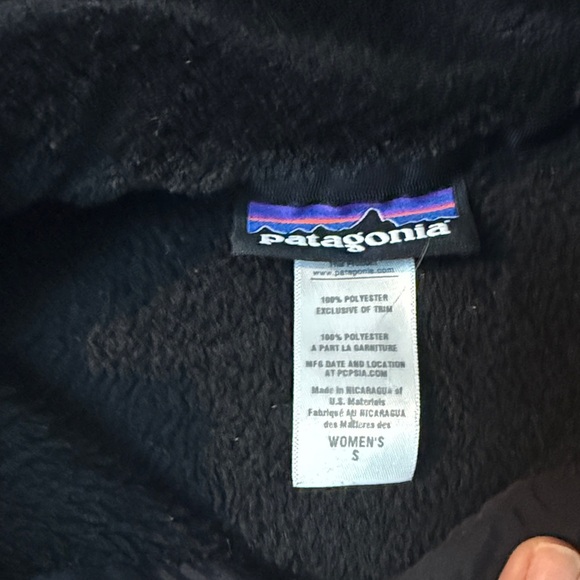 Patagonia Snap-T Pullover Fleece size Small Black color - Picture 7 of 7